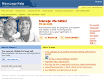 Tablet Screenshot of masslegalhelp.org
